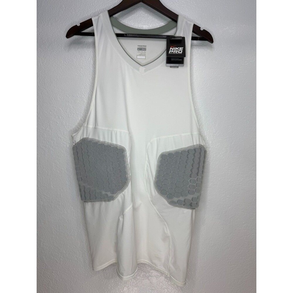 NIKE Pro Mens 2XL Long Competition Base Layer Compression Shirt Tank Top NWT 542